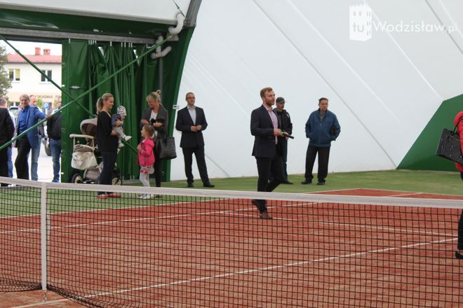 Otwarcie hali tenisowej w Wodzisławiu